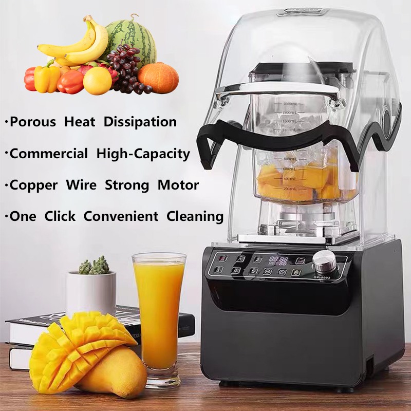 Blender High Power - 1800W Commerciële Ijs Blender Machine Zware