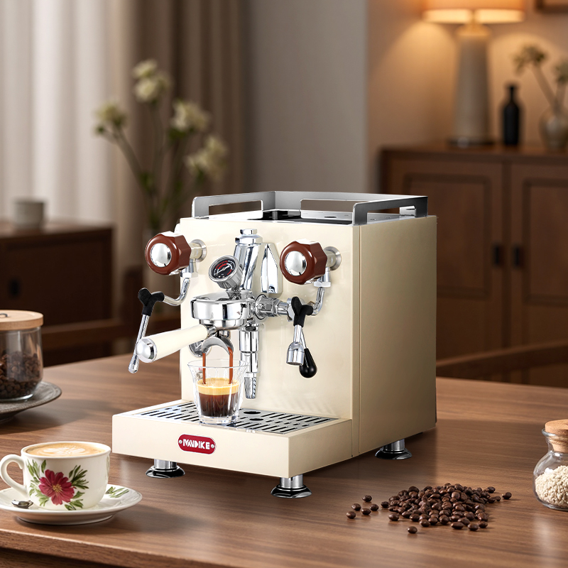 Espresso Machine Semi Auto - MDK Wit 58 mm koffiezetapparaat met