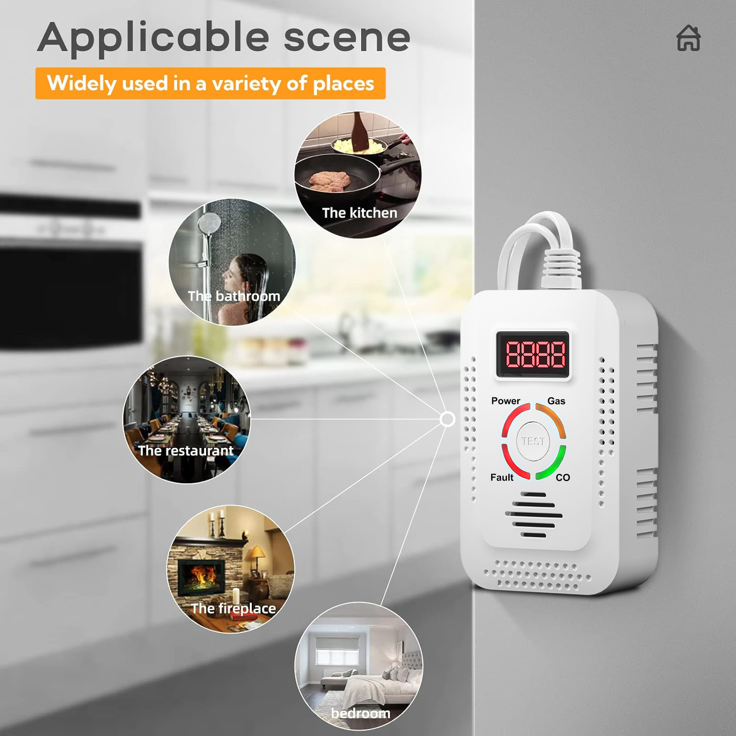 Koolmonoxide CO en aardgasdete - Kitchen Appliances Video recensie en prijs