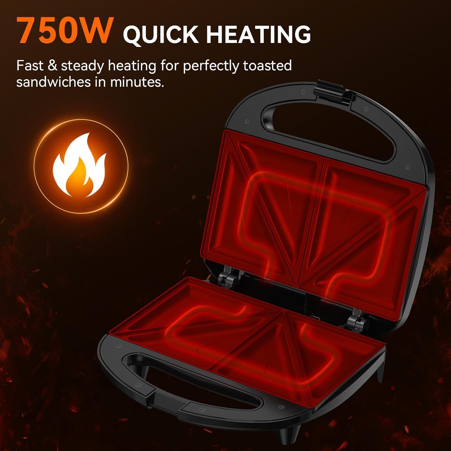 Sandwichmaker, 2-snijder voor  - Sandwich Press Grill recensie en prijs