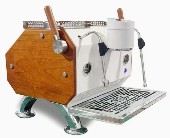 Professioneel dubbelkopig semi - Espresso Machine Semi Auto recensie en prijs