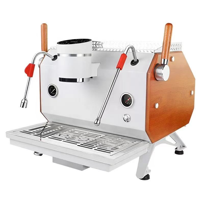Professioneel dubbelkopig semi - Espresso Machine Semi Auto recensie en prijs