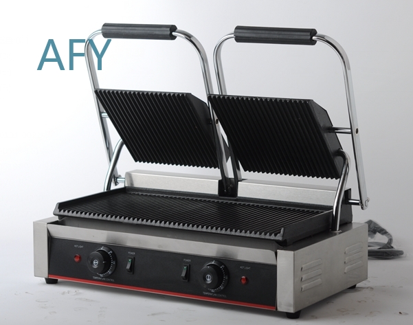Commerciële elektrische panini - Sandwich Press Grill recensie en prijs