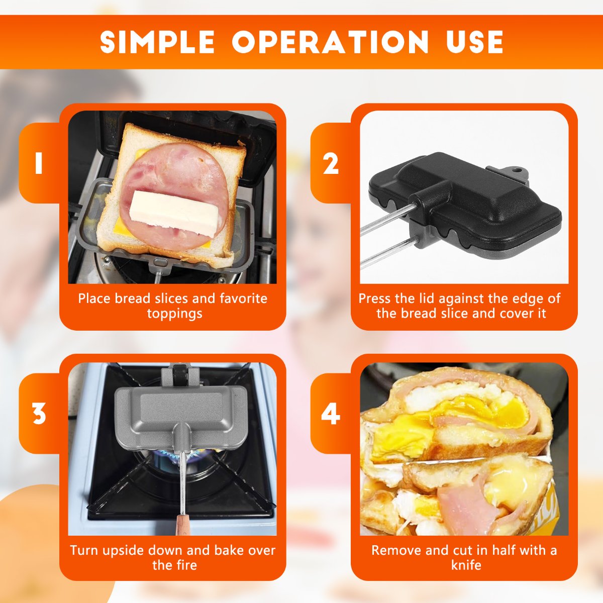 ABUD-Dubbelzijdige Sandwichbak - Sandwich Press Grill recensie en prijs