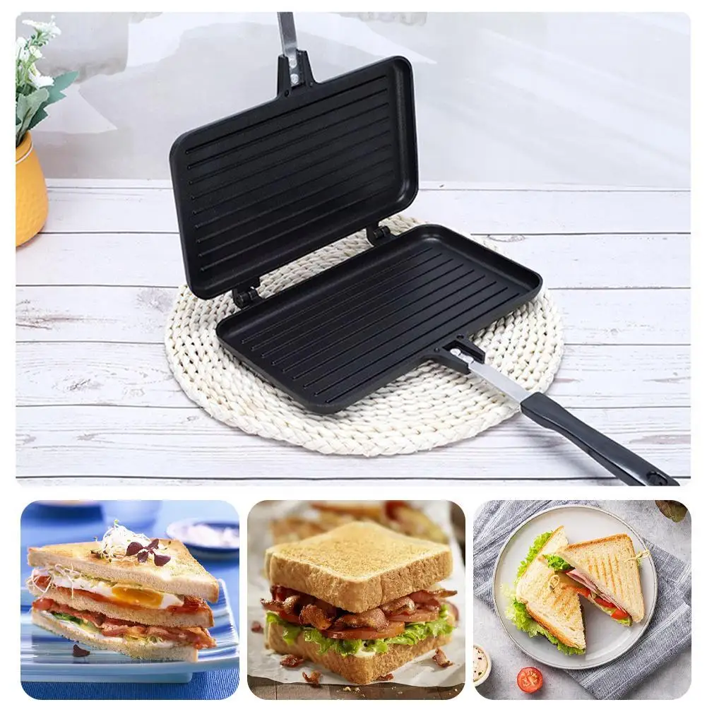 Dubbelzijdig Koekenpan Non-sti - Sandwich Press Grill recensie en prijs