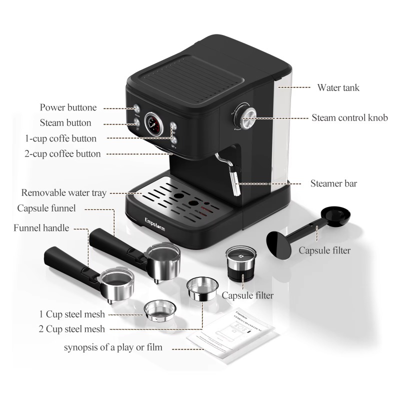 Semi-automatische espressomach - Espresso Machine Semi Auto recensie en prijs