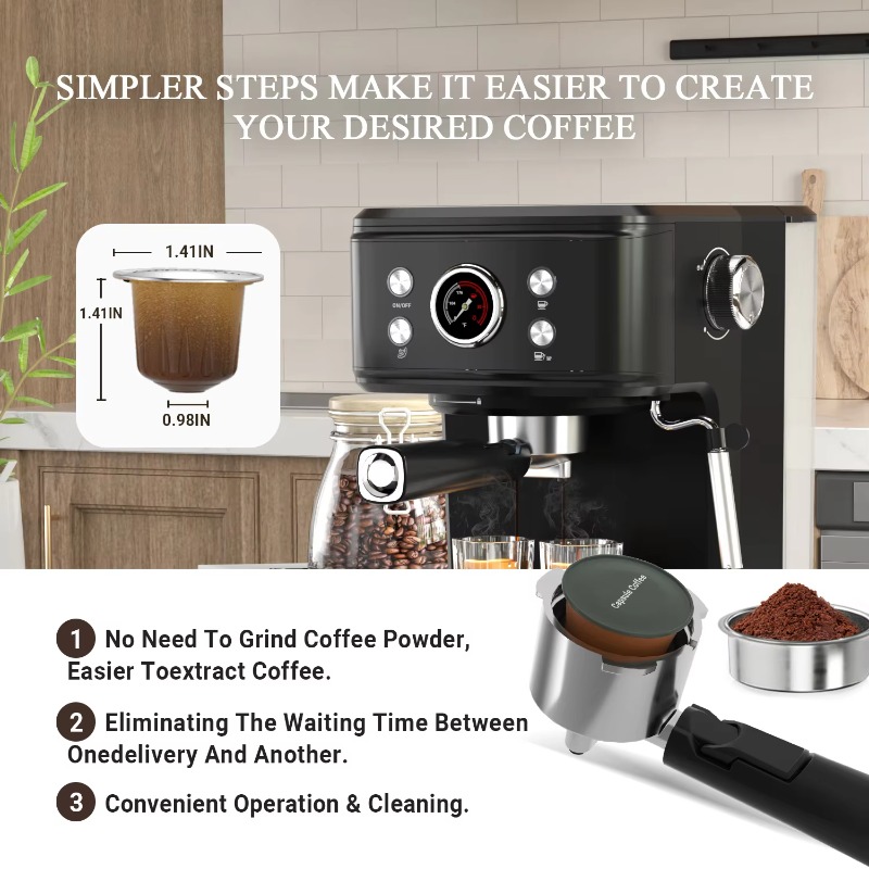 Semi-automatische espressomach - Espresso Machine Semi Auto recensie en prijs