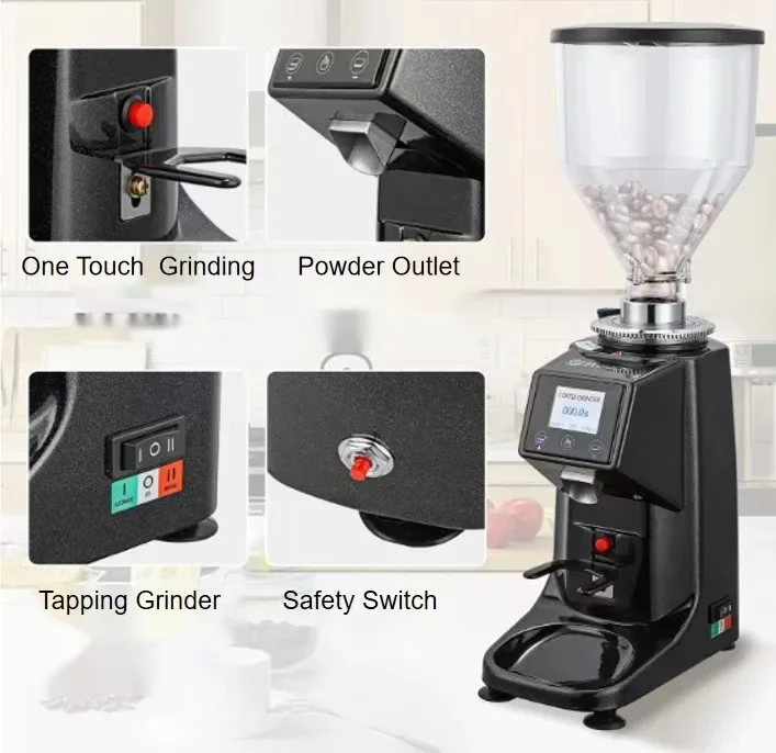 Commerciële automatische 60mm  - Coffee Grinder Burr recensie en prijs