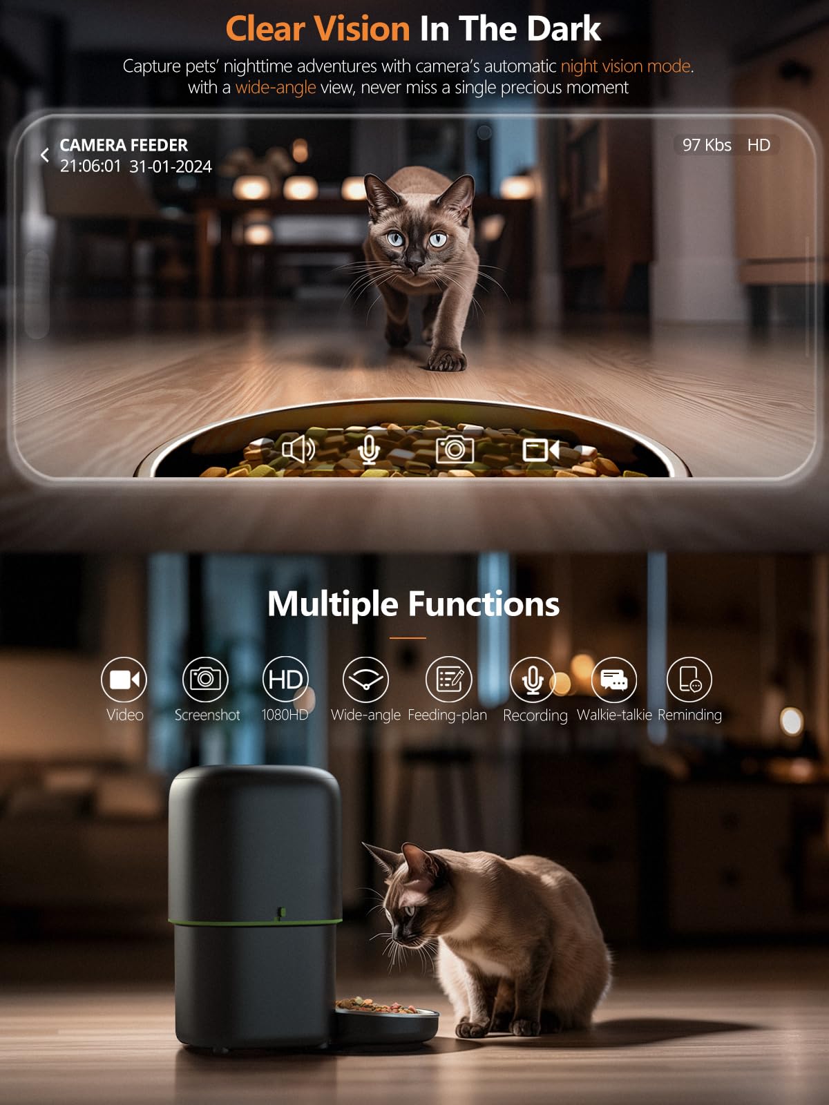 Automatische kattenvoeder met  - Kitchen Appliances Video recensie en prijs